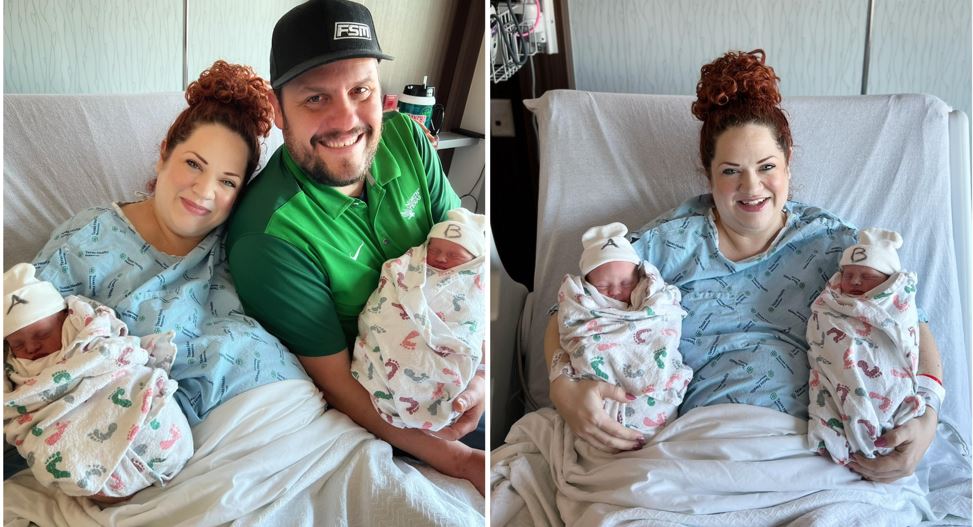 Çifti bekohen me vajzat binjake të lindura në ditë të ndryshme në vite të ndryshme