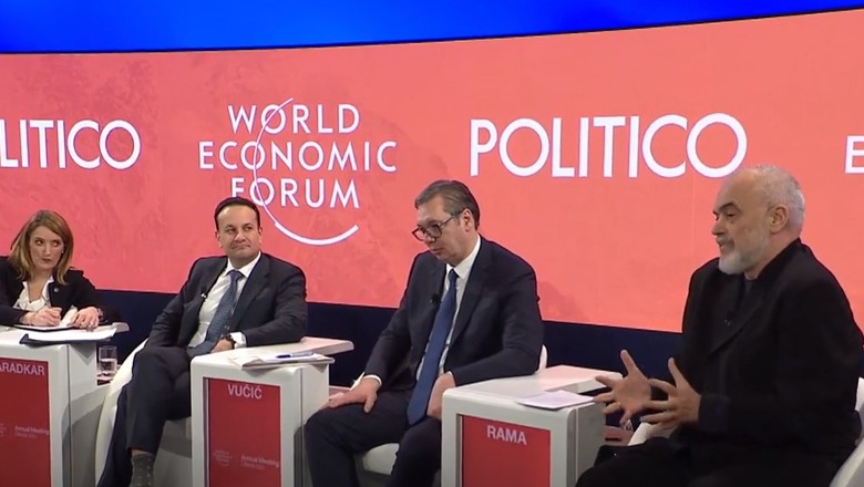 Takimi në Davos, Rama: Bashkimi Evropian të rrisë fondet në Ballkanin Perëndimor