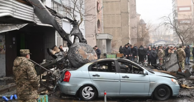 Rrëzimi i helikopterit, liderët botërorë në solidaritet me Ukrainën