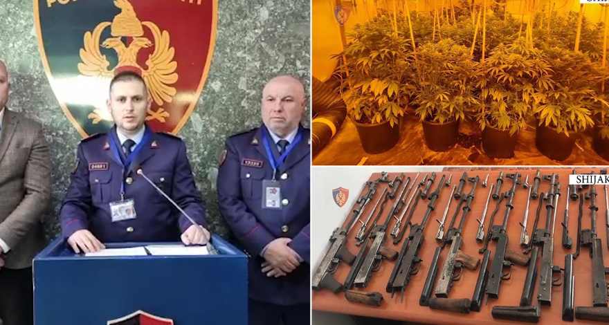 Identities of brothers that wwned Shijak weed house, arsenal of guns revealed