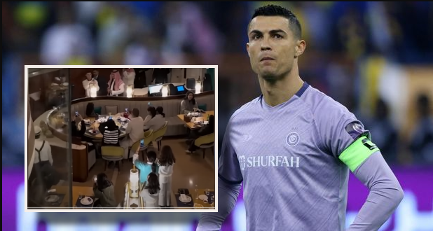VIDEO/ Ronaldo shkon në restorant, shikoni se çfarë bën