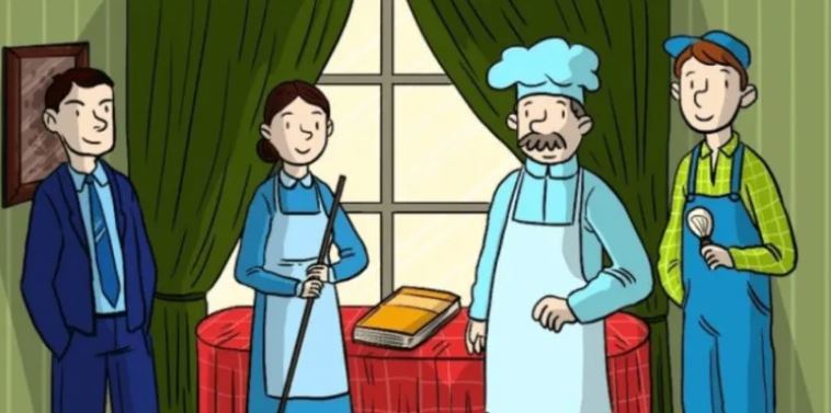 FOTO/ Kush i ka vjedhur paratë mbi tavolinë, kuzhinieri, shërbëtorja apo elektriçisti?