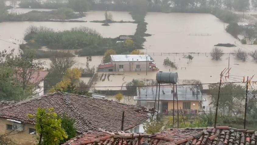 Reshjet/ Akse të bllokuara dhe tokë nën ujë, situata në Qarkun e Shkodrës