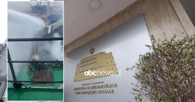 Anija u përfshi nga zjarri në Portin e Durrësit, reagon Ministria e Mbrojtjes: Evakuuam në kohë ekuipazhin