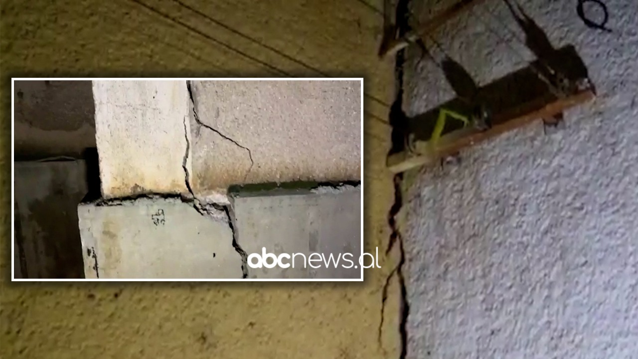 Tërmeti/ Dëmtohet pallati në Bulqizë, banorët: Kemi frikë të rrimë këtu, ka shumë plasaritje