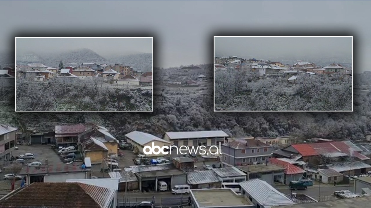 VIDEO/ Si kurrë më parë, qyteti i Peshkopisë zbardhet nga dëbora më 27 janar