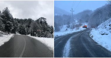 Bora në vend, ARRSH apel drejtuesve të mjeteve: Pajisuni me goma dimërore dhe zinxhirë