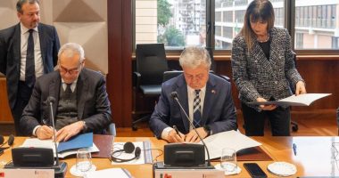 Qëllim forcimi i bashkëpunimit, Rrumbullaku vizitë pune në Itali