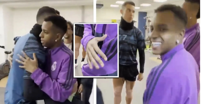 VIDEO/ Rodrigo dridhet nga kënaqësia pas takimit me Cristiano Ronaldon