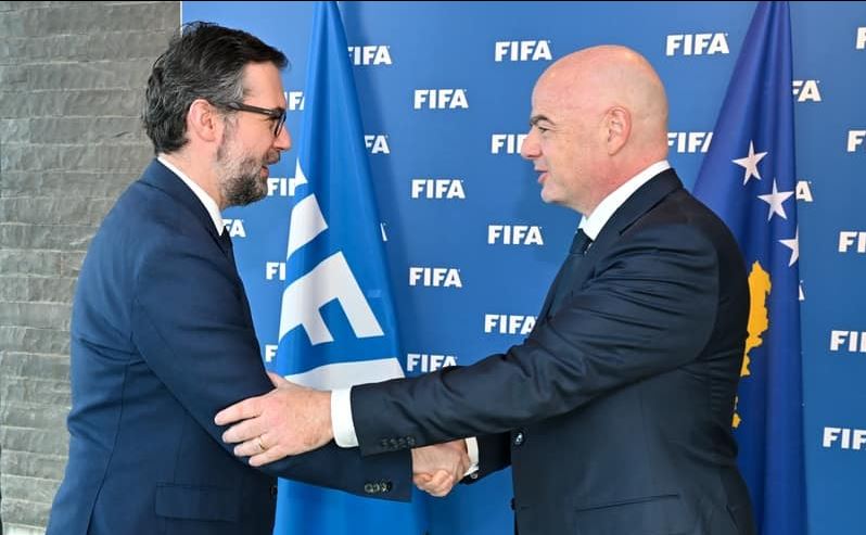 Takimi Harjulla Çeku-Infantino, lajme të mira nga FIFA për futbollin kosovar