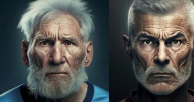 FOTO/ Inteligjenca artificiale “parashikon” të ardhmen, artisti tregon se si do të duket Messi, CR7 e disa yje të tjerë kur të plaken