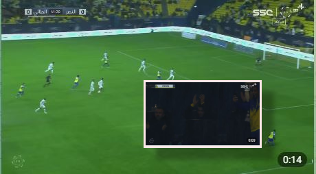 VIDEO/ Ronaldo feston nga tribuna golin e Al-Nassr