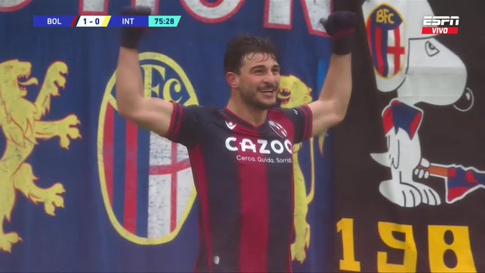 VIDEO/ “Shokohet” Interi, Bologna kalon në avantazh me një supergol