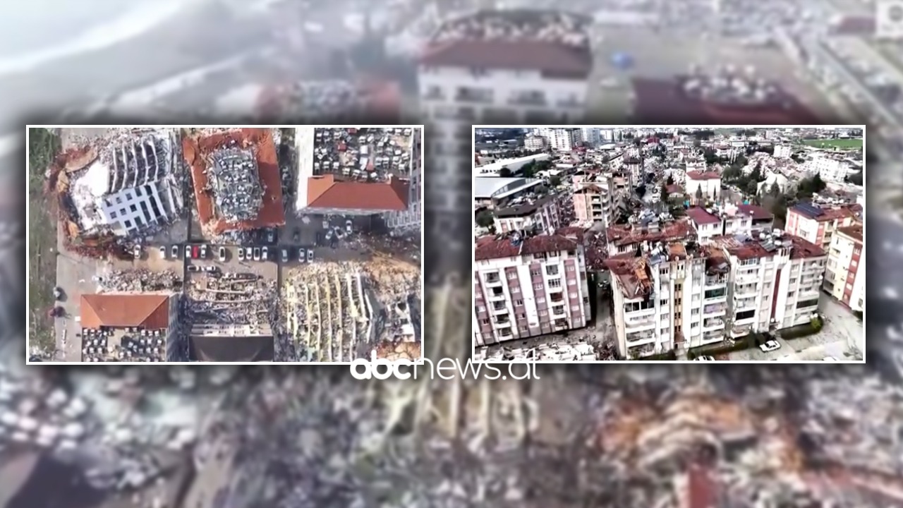 VIDEO/ Banesa të kthyera në gërmadha, pamje të frikshme nga qytetet e shkatërruara në Turqi
