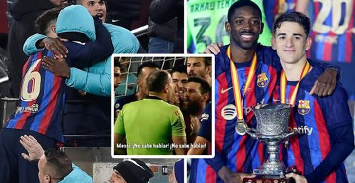 Dy lojtarët e Barçës po ndihmojnë Dembelen të integrohet në ekip