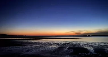 FOTO/ Ngjarje spektakolare! Venusi, Jupiteri dhe Hëna shfaqen në një vijë të drejtë