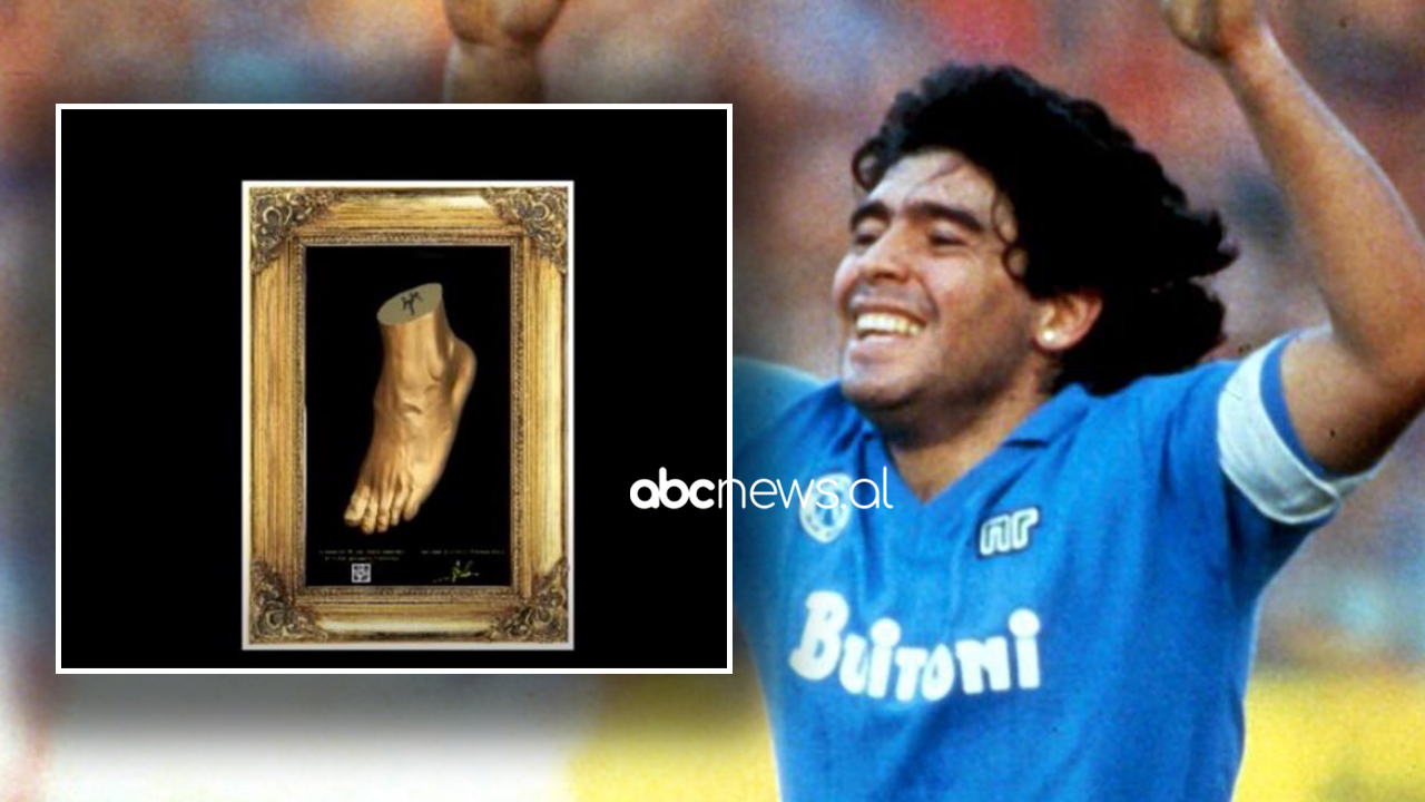 E bujshme nga Napoli, vidhet piktura e këmbës së majtë të Maradonës