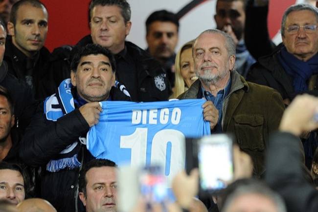 De Laurentiis: Maradona është një legjendë, ai i shtyu napolitanët në ambicie të panjohura sportive