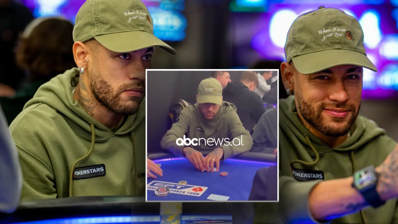 Neymar lë pas humbjen ndaj Bayern, shfaqet duke luajtur poker