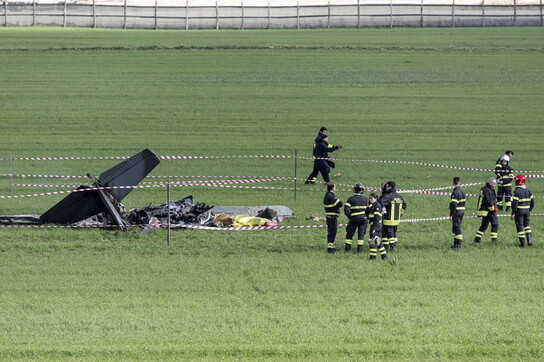 Përplasen dy avionë ushtarakë në Romë, vdesin dy pilotët