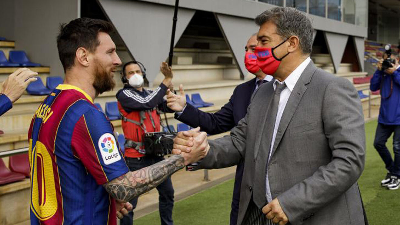 Rikthimi i Messit te Barcelona, Presidenti Laporta zbulon bisedën me babain e “pleshtit”