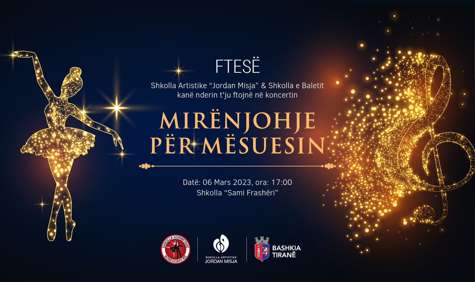 “Mirënjohje per Mësuesin”/ Liceu artistik dhe Shkolla e Baletit vijnë me një koncert të përbashkët