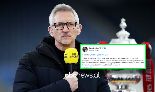 “Tërmet” në BBC, kritikoi qeverinë angleze për ligjet e emigracionit, shkarkohet ish-kapiteni i Anglisë Gary Lineker