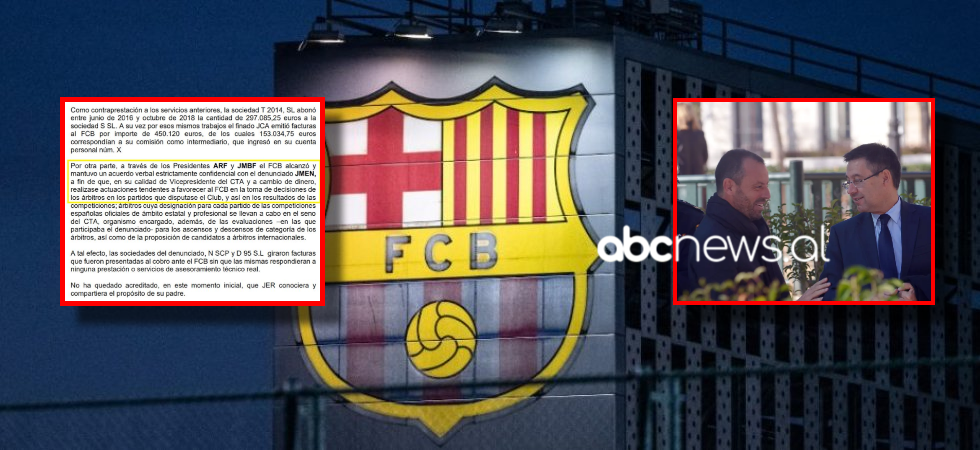 Nisin hetimet, Barça dhe ish-presidentët e klubit akuzohen për korrupsion në “rastin Negreira”