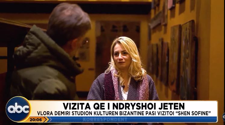 Vizita që i ndryshoi jetën/ Vlora Demiri studion kulturën bizantine pasi vizitoi “Shën Sofinë”