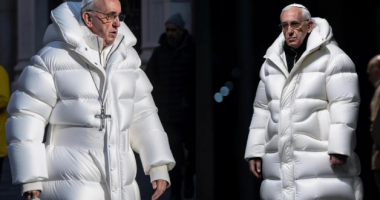 “Pope Star”, imazhi i Papa Françeskut me një pallto të bardhë bëhet viral në rrjetet sociale