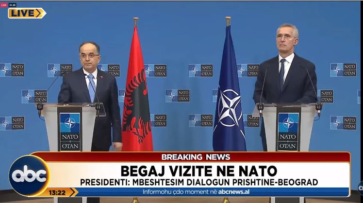 Stoltenberg me Begajn: Prezenca e NATO-s në Kosovë e suksesshme, mbështesim dialogun