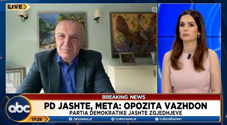 PD jashtë zgjedhjeve, Ilir Meta flet për ABC News