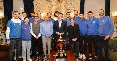 Veliaj pret ekipin e volejbollit të meshkujve KS Tirana: Puna në skuadër sjell vetëm fitore