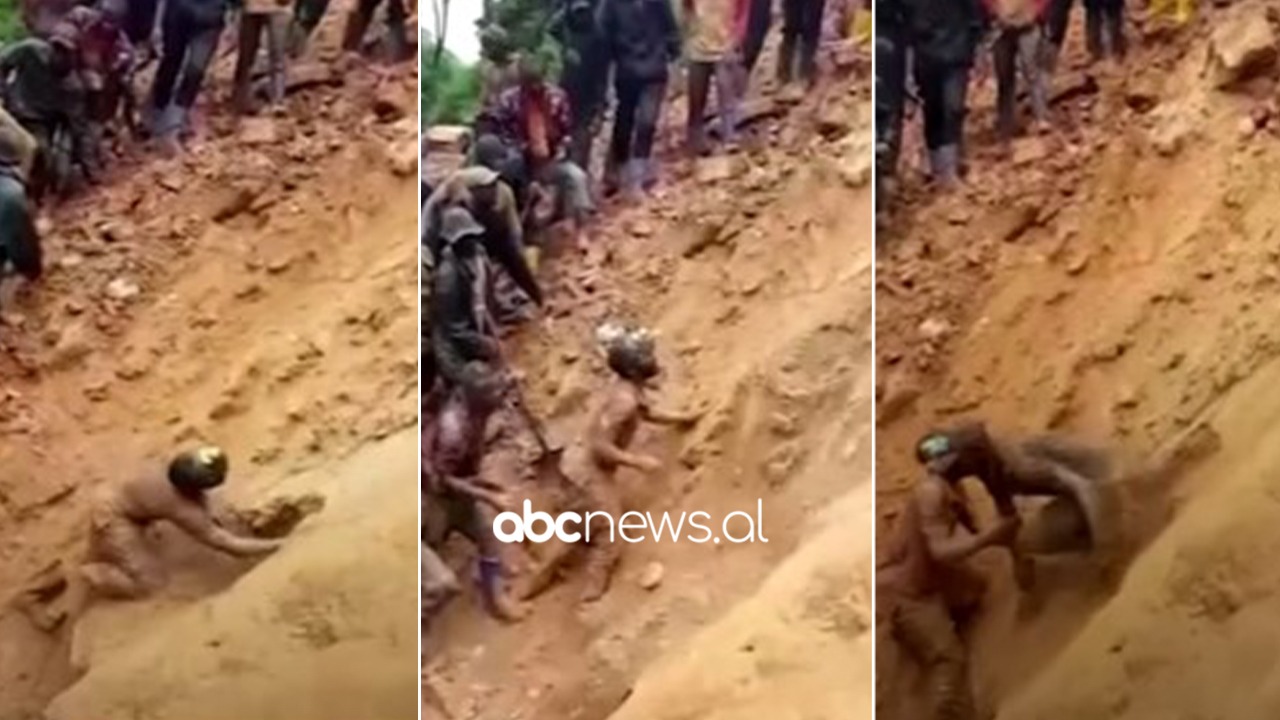 VIDEO/ Lot gëzimi, minatorët e bllokuar në Kongo dalin nga rrënojat