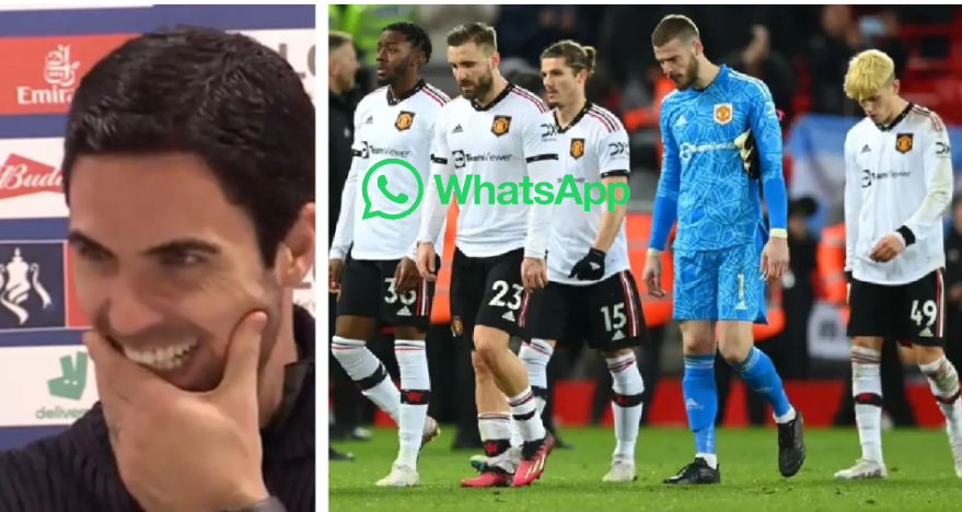 Zbulohet biseda në WhatsApp e lojtarëve të United për Arsenalin dhe Man City