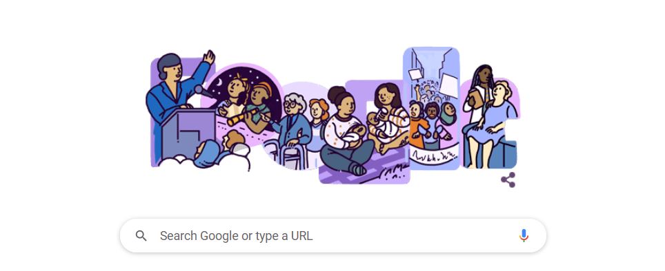 Google uron Ditës Ndërkombëtare të Gruas përmes një “doodle” shumë interesant