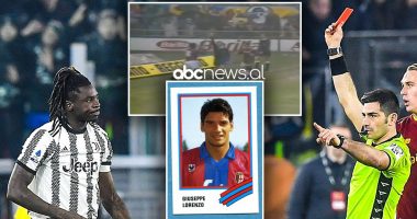 Kean doli me t&euml; kuq pas vet&euml;m 40 sekondash loj&euml;, por rekordin e mban Lorenzo