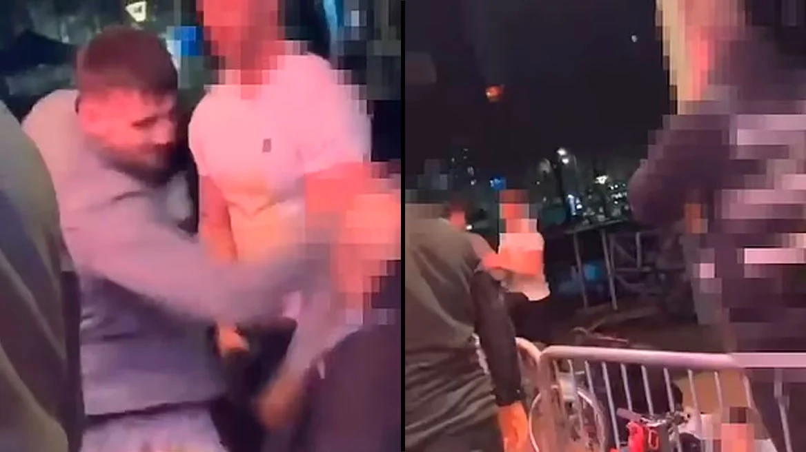 VIDEO/ I shkeli këmbën gabimisht, burri grushton një person me aftësi të kufizuara