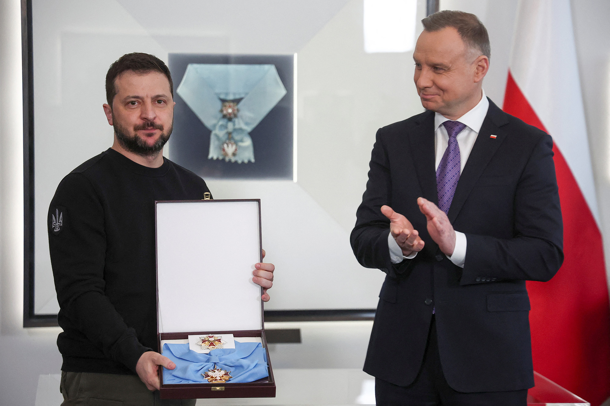 Presidenti polak nderon Zelenskyn me “Urdhërin e Shqiponjës së Bardhë”