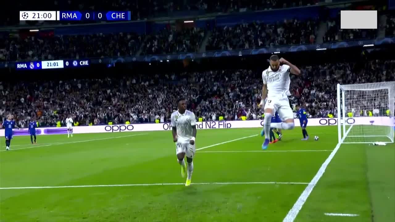 Shpërthen festa në Bernabeu, Benzema ndëshkon Chelsea