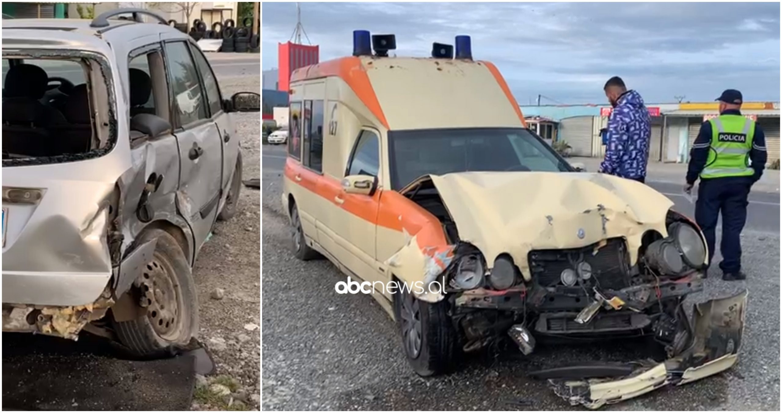 Lezhë/ Po transportonte një të sëmurë dhe ekipin e mjekëve, ambulanca përplaset me “Ford-in”: Një i plagosur