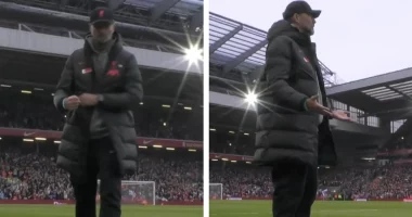 Kthen shpin&euml;n gjat&euml; penalltis&euml; s&euml; Salah, shikoni reagimin epik nga Klopp