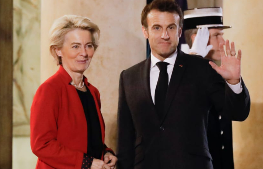 Von der Leyen sot në Paris, pritet të takohet me Macron