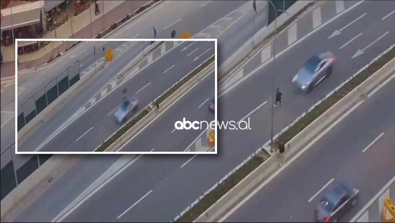 VIDEO/ “Injoroi” vijat e bardha, momenti kur makina përplas për vdekje këmbësorin në Tiranë