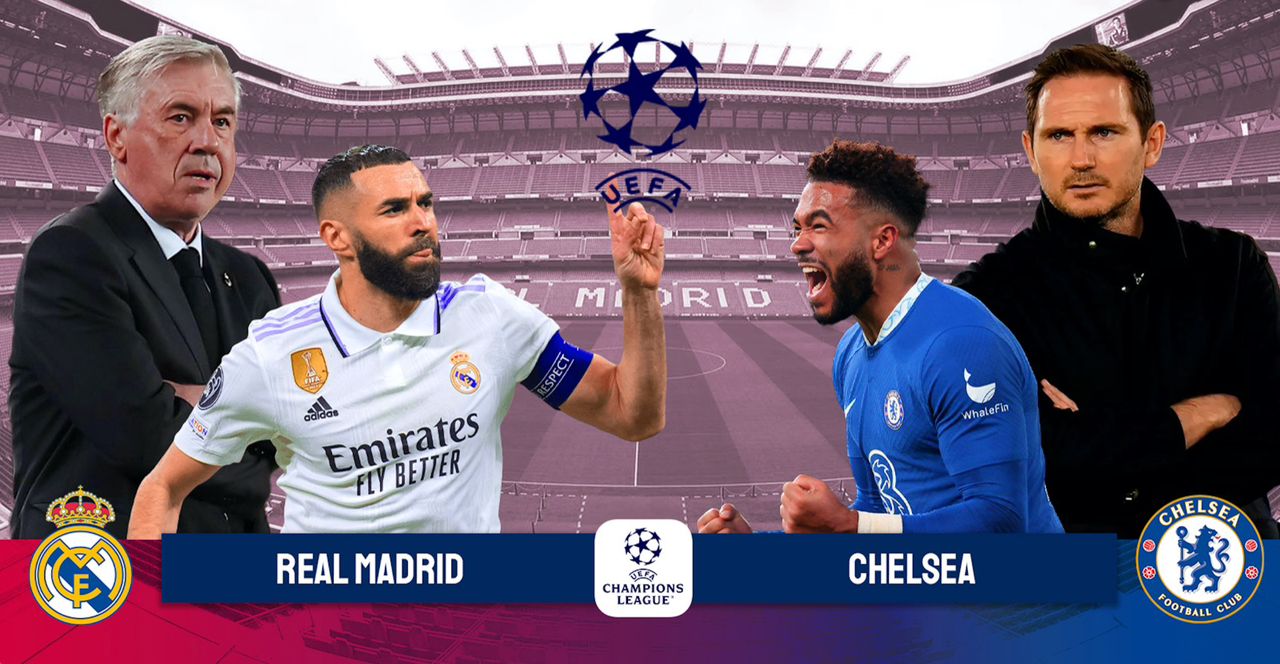 Formacionet zyrtare, Real Madrid-Chelsea