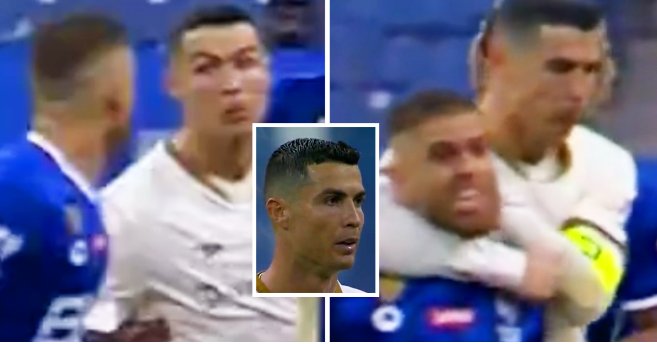 Cristiano Ronaldo për pak sa nuk mbyti një lojtar në Arabinë Saudite