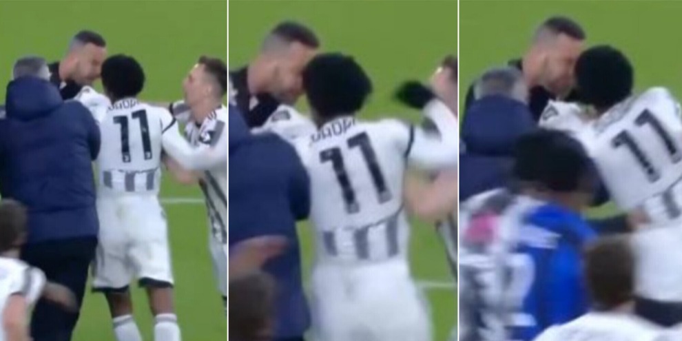 VIDEO/ Juventus-Inter sjell sherr mes lojtarëve, Cuadrado provokon dhe godet me grusht Handanovic
