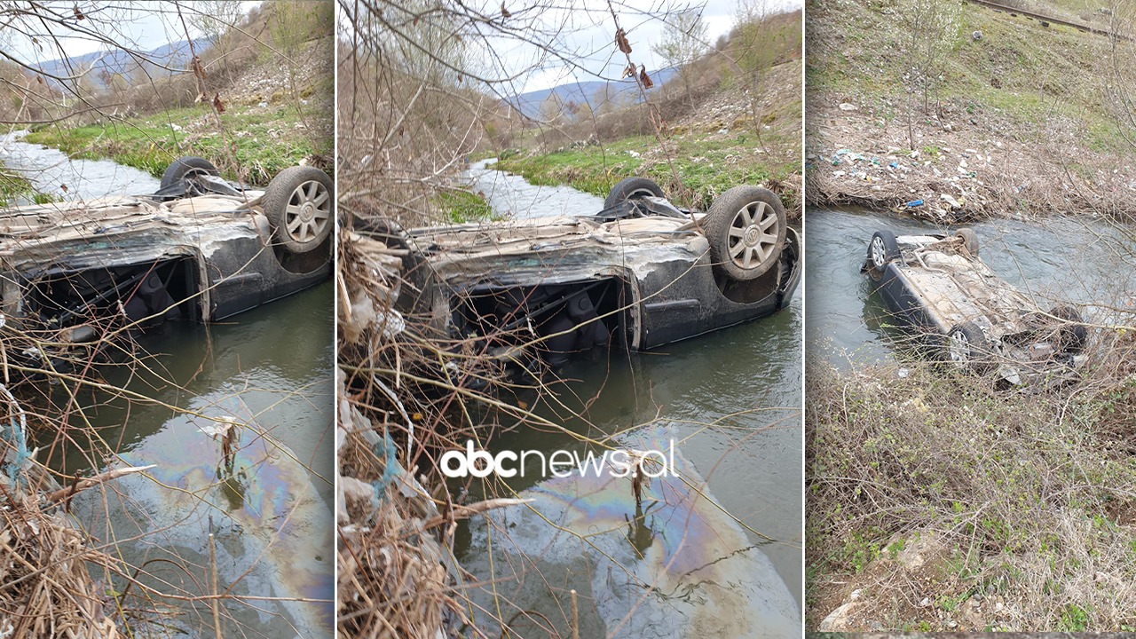 VIDEO/ Makina përfundon në përrua, vdesin burrë e grua