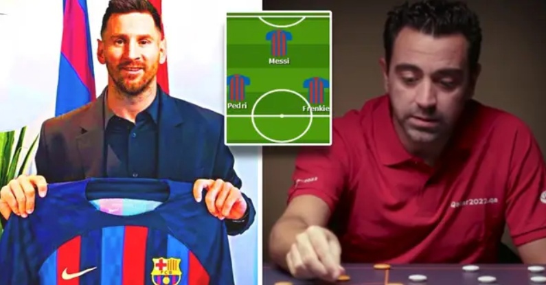 Nëse Messi kthehet te Barcelona, Xavi dëshiron ta përdorë në mesfushë