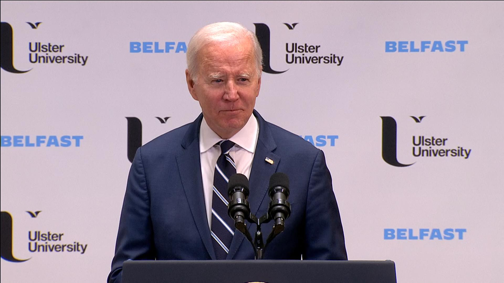 Joe Biden nis fjalimin në Belfast: Gjërat po ndryshojnë!